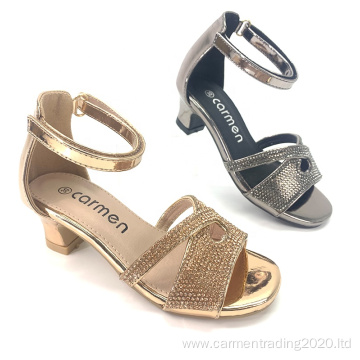 New summer low-heeled peep-toe princess sandals